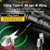 Đèn pin siêu sáng 10.000m Zoom IPX7 pin trâu 100 năm cắm trại cầm tay Giá 85.440đ 9