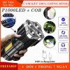 Đèn pin siêu sáng 5 bóng Pro, chiếu xa 200m, chống thấm, pin trâu, 4 chế độ 69k 3
