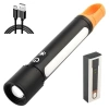 Đèn pin siêu sáng 9 chế độ zoom xa, móc treo, sạc, đèn vàng đọc sách - 223.500 VND 2