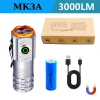Đèn pin siêu sáng chiếu xa 3 bóng công suất lớn pin 18.500 2.200mAh - Giá chỉ 179.000 VND 5