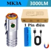 Đèn pin siêu sáng chiếu xa 3 bóng công suất lớn pin 18.500 2.200mAh - Giá chỉ 179.000 VND 10