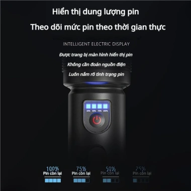 Đèn pin siêu sáng nhỏ gọn, tùy chỉnh độ sáng, đa chế độ, tiện dụng dã ngoại 6 Đèn pin siêu sáng nhỏ gọn, tùy chỉnh độ sáng, đa chế độ, tiện dụng dã ngoại 6