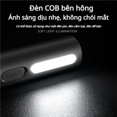 Đèn pin siêu sáng nhỏ gọn, tùy chỉnh độ sáng, đa chế độ, tiện dụng dã ngoại 7 Đèn pin siêu sáng nhỏ gọn, tùy chỉnh độ sáng, đa chế độ, tiện dụng dã ngoại 7