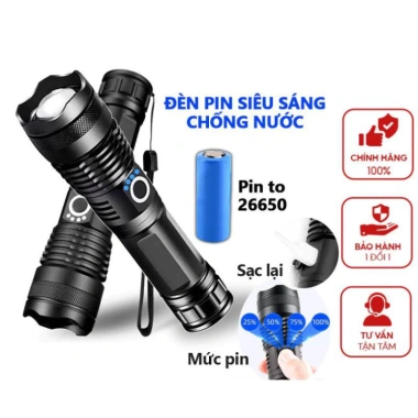 Đèn Pin Siêu Sáng Power Style Chính Hãng - Cầm Tay 4 Chế Độ, Giá Ưu Đãi 165k