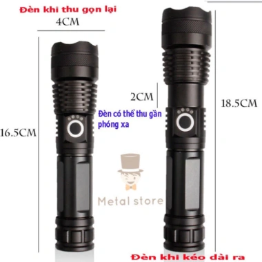 Đèn Pin Siêu Sáng Power Style Chính Hãng - Cầm Tay 4 Chế Độ, Giá Ưu Đãi 165k
