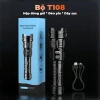 Đèn pin siêu sáng T1.080 2.000 lumen - Công suất cao, chống nước, sạc USB, cho cắm trại và phượt, giá ưu đãi 76.440₫ 10