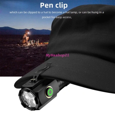 Đèn pin X-BALOG 350X/850 BL301 mini siêu sáng, nhôm chống nước, rút gọn cầm tay, 125k 4