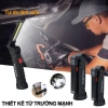 Đèn pin xoay 360 LED sạc lại, đế từ tính, 5 chế độ - Quà tặng nam giới