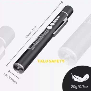 Đèn pin y tế mini sạc USB thép không gỉ, kẹp bỏ túi - Giá chỉ 80.000 VND