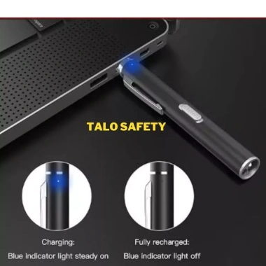 Đèn pin y tế mini sạc USB thép không gỉ, kẹp bỏ túi - Giá chỉ 80.000 VND