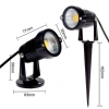 Đèn rọi cây 5W 220V vỏ thép kháng nước - Chiếu sáng cây cảnh sân vườn tiểu cảnh ngoài trời, giảm giá 22% 6