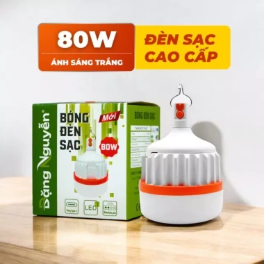 Đèn sạc tích điện cao cấp 40-100W, độ bền cao, ánh sáng trắng, dễ dùng - Giá chỉ 139k 6