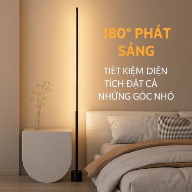 Đèn sàn góc tường tối giản - Decor phòng ngủ sang trọng, cắm USB tiện lợi, giá 178.000 VND Đèn sàn góc tường tối giản - Decor phòng ngủ sang trọng, cắm USB tiện lợi, giá 178.000 VND