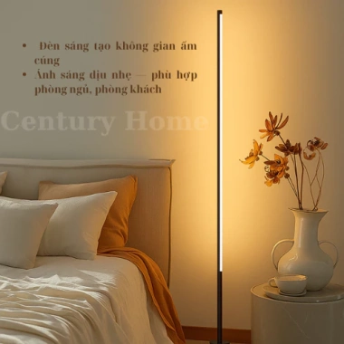 Đèn sàn góc tường tối giản - Decor phòng ngủ sang trọng, cắm USB tiện lợi, giá 178.000 VND