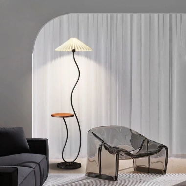 Đèn Sàn Xếp Ly Thân Lượn Sóng 2in1 Kèm Bàn Đèn Cây Trang Trí Phòng Ngủ & Khách CM15 593k 7 Đèn Sàn Xếp Ly Thân Lượn Sóng 2in1 Kèm Bàn Đèn Cây Trang Trí Phòng Ngủ & Khách CM15 593k 7