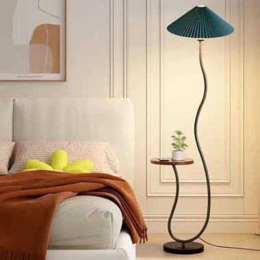Đèn Sàn Xếp Ly Thân Lượn Sóng 2in1 Kèm Bàn Đèn Cây Trang Trí Phòng Ngủ & Khách CM15 593k 10 Đèn Sàn Xếp Ly Thân Lượn Sóng 2in1 Kèm Bàn Đèn Cây Trang Trí Phòng Ngủ & Khách CM15 593k 10