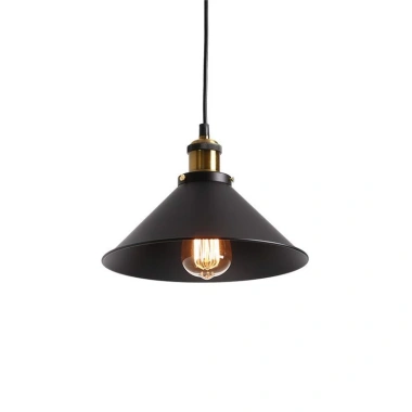 Đèn thả chao sắt sâu Đui đồng - Đèn thả chao sâu sang trọng, ánh sáng ấm, giá ưu đãi 115k