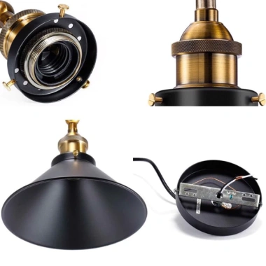 Đèn thả chao sắt sâu Đui đồng - Đèn thả chao sâu sang trọng, ánh sáng ấm, giá ưu đãi 115k 7 Đèn thả chao sắt sâu Đui đồng - Đèn thả chao sâu sang trọng, ánh sáng ấm, giá ưu đãi 115k 7