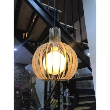 Đèn trang trí quán cafe, đèn thả trần LED 9.999₫ Ánh sáng ấm áp, thiết kế hiện đại