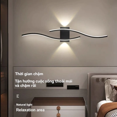 Đèn trang trí tường hiện đại, ánh sáng xung quanh, giá ưu đãi 266.000₫ – Đèn ngủ treo phòng khách