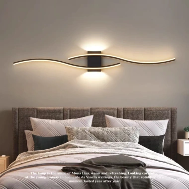 Đèn trang trí tường hiện đại, ánh sáng xung quanh, giá ưu đãi 266.000₫ – Đèn ngủ treo phòng khách