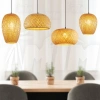 Đèn tre 2 lớp - Đèn treo trang trí giá tại xưởng, giảm còn 52.250₫, ánh sáng ấm áp 3