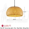 Đèn tre 2 lớp - Đèn treo trang trí giá tại xưởng, giảm còn 52.250₫, ánh sáng ấm áp 10