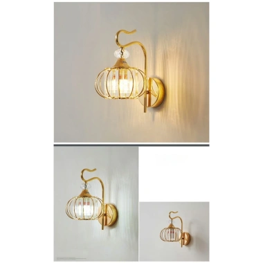 Đèn Treo Tường Đèn Ngủ Pha Lê Quả Bí Ngô - Hành Lang, Cầu Thang, Giảm Giá 155.000₫