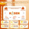 Đèn Trụ Sạc Cam Tích Điện KOSEN – Siêu Sáng, Nhỏ Gọn, Khi Cúp Điện, Mưa Bão, Du Lịch Ngoài Trời 9