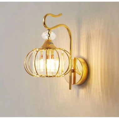 Đèn tường BIGO họa tiết pha lê, gắn tường phòng khách và ngủ, giảm giá 179.000đ