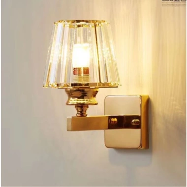 Đèn tường BIGO họa tiết pha lê, gắn tường phòng khách và ngủ, giảm giá 179.000đ