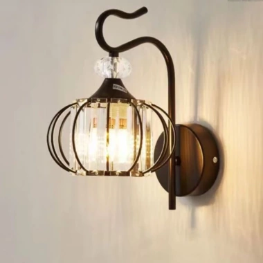 Đèn tường BIGO họa tiết pha lê, gắn tường phòng khách và ngủ, giảm giá 179.000đ