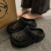 Dép bánh mì nam độn đế 4cm, đi mưa không lo trơn trượt, siêu êm, siêu bền, unisex – chỉ 78.000₫ 2