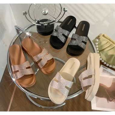 Dép bánh mì quai chéo đế cao đúc DN48 - Bền đẹp, du lịch biển, giá 105.000 VND 8