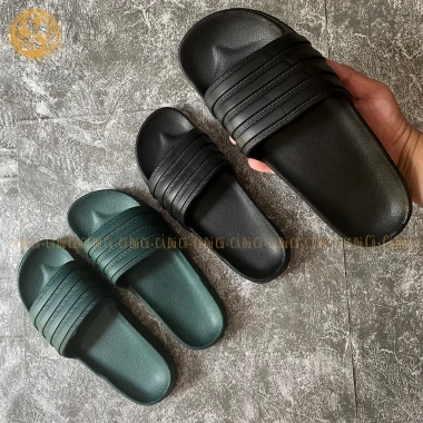Dép bánh mì quai ngang đúc liền đen, unisex, sân vườn cà phê du lịch - 32.000 VND 3 Dép bánh mì quai ngang đúc liền đen, unisex, sân vườn cà phê du lịch - 32.000 VND 3