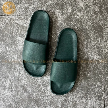 Dép bánh mì quai ngang đúc liền đen, unisex, sân vườn cà phê du lịch - 32.000 VND 6 Dép bánh mì quai ngang đúc liền đen, unisex, sân vườn cà phê du lịch - 32.000 VND 6