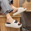 Dép bánh mì quai ngang Nam Nữ, đế độn 3cm hình gấu EVA siêu nhẹ siêu bền – 59k 4