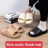Dép bánh mì quai ngang nữ 3cm nâng đế - Đi mưa, du lịch, cặp đôi, tắm biển, 38k 5