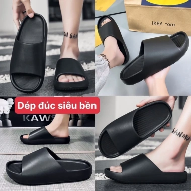 Dép bánh mì quai ngang nữ 3cm nâng đế - Đi mưa, du lịch, cặp đôi, tắm biển, 38k 7 Dép bánh mì quai ngang nữ 3cm nâng đế - Đi mưa, du lịch, cặp đôi, tắm biển, 38k 7