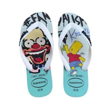 Dép cao su Simpson Bart quai trắng - Nhẹ, thoáng mát đi biển, dạo phố - 217.550₫