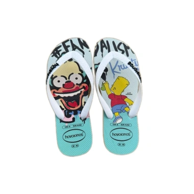 Dép cao su Simpson Bart quai trắng - Nhẹ, thoáng mát đi biển, dạo phố - 217.550₫