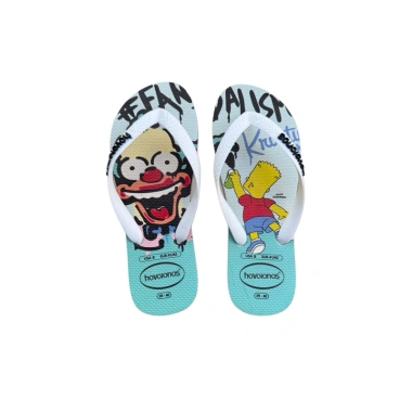 Dép cao su Simpson Bart quai trắng - Nhẹ, thoáng mát đi biển, dạo phố - 217.550₫
