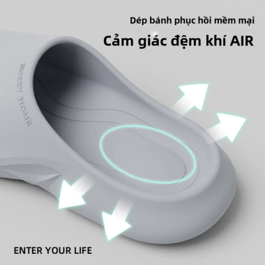 Dép cặp đôi không khí đệm mát xa, chống trượt, chống mùi, thoải mái, 189.999 VND
