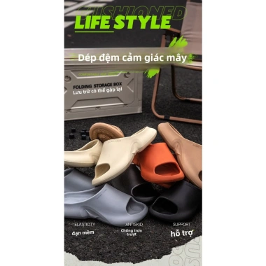 Dép cặp đôi không khí đệm mát xa, chống trượt, chống mùi, thoải mái, 189.999 VND
