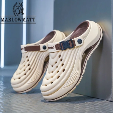 Dép cặp đôi Marlowmatt chống trượt, thấm nước, thoáng khí - Phong cách mùa mưa 6