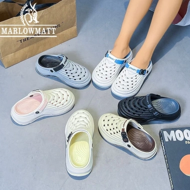 Dép cặp đôi Marlowmatt chống trượt, thấm nước, thoáng khí - Phong cách mùa mưa 9