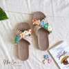 Dép cói độc quyền Hoa Len Tua Rua – Siêu nhẹ, bền, thích du lịch biển, dùng trong nhà, 160.000₫ 5