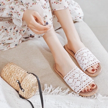 Dép Cói Vintage Phong Cách Hàn Quốc - Siêu Mềm, Giá 71.000₫, Giảm Giá Đặc Biệt