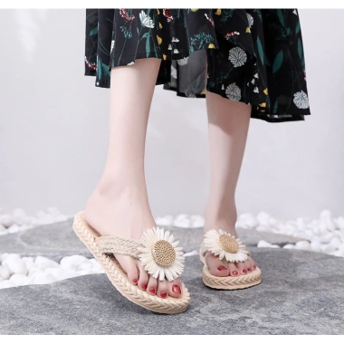Dép Cói Vintage Phong Cách Hàn Quốc - Siêu Mềm, Giá 71.000₫, Giảm Giá Đặc Biệt