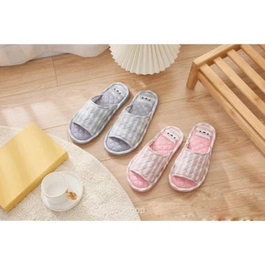 Dẹ́p Cotton 3 Lớp Cao Cấp - Êm Ái, Chống Trượt, Dùng Văn Phòng và Spa - 122k 2
